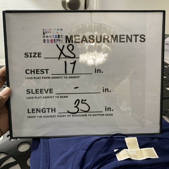 MICHAEL Michael Kors Women True Navy Sleeveless Pleated Hem Dress Size XS - Picture 10 of 10